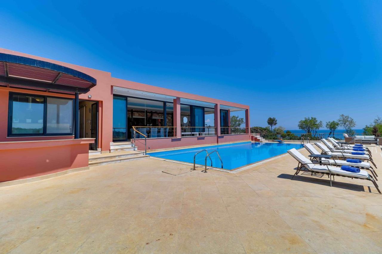 Black Diamond Beachfront Pool Villa Pasithea In Sounio, Athens Sounion Exterior foto